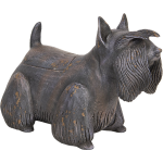 Clayre & Eef Decoratie Hond 6h1925 30*12*20 Cm - Meerkleurig Hout / - Bruin