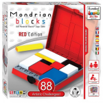 Ah!Ha Games Logica-spel Mondriaan Blokken 56 Delig - Rood