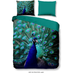 Pure Peacock Lits-jumeaux (240 x 200/220 cm + 2 kussenslopen) Dekbedovertrek - Blauw