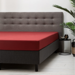 Fresh & Co Hoeslaken Katoen - 90 x 200 cm - Rood