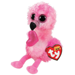 ty Beanie Boo's Dain Heart Flamingo 15cm