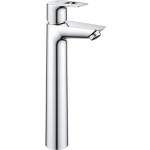 Grohe BauLoop 1-gats wastafelkraan XL-size m. gladde body chroom 23764001