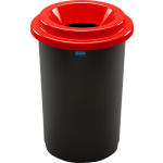 Plafor Eco Bin 50l - Recycling Paper - Red - Rood