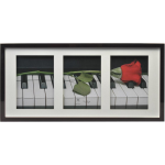 Henzo Fotolijst - Piano Gallery - Collagelijst Voor 3 Foto's - Fotomaat 13x18 Cm - - Zwart