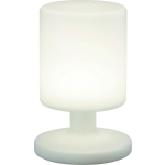 BES LED Led Tafellamp - Trion Barbary - Rond Kunststof - Spatwaterdicht - Usb Oplaadbaar - Wit