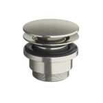 Hotbath Archie allways open plug met schroef rond RVS AR708IX