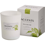 Bolsius Geurkaars Accents Tea For One 9,2 Cm Glas/wax - Wit