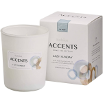 Bolsius Geurkaars Accents Lazy Sunday 9,2 Cm Glas/wax - Wit