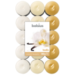 Bolsius Geurkaarsen Theelicht Vanilla/wit 30 Stuks - Bruin