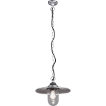 BES LED Led Tuinverlichting - Hanglamp - Trion Brinito - Plafond - E27 Fitting - Mat - Aluminium - Grijs