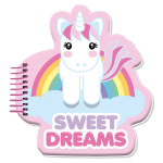 Sweet Dreams Notitieboek Eenhoorn Meisjes 9 X 12 Cm Papier - Roze