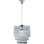 BES LED Led Hanglamp - Hangverlichting - Trion Oranta - E27 Fitting - 1-lichts - Rond - Mat Chroom - Aluminium