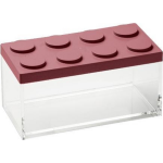 Omada Stapelbare, Brickstore Bewaarcontainer Breed, 1,5l, - Kunststof - - Rood