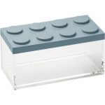 Omada Stapelbare, Brickstore Bewaarcontainer Breed, 1,5l, - Kunststof - - Blauw