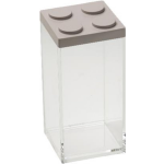 Omada Stapelbare, Brickstore Bewaarcontainer Hoog, 1,5l, - Kunststof - - Bruin