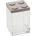 Omada Stapelbare Brickstore Bewaarcontainer, 1l, - Kunststof - - Bruin