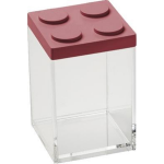 Omada Stapelbare Brickstore Bewaarcontainer, 1l, - Kunststof - - Rood