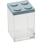 Omada Stapelbare Brickstore Bewaarcontainer, 1l, - Kunststof - - Blauw