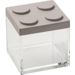 Omada Stapelbare Brickstore Bewaarcontainer, 0,5l, - Kunststof - - Bruin