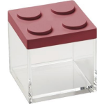 Omada Stapelbare Brickstore Bewaarcontainer, 0,5l, - Kunststof - - Rood