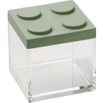 Omada Stapelbare Brickstore Bewaarcontainer, 0,5l, - Kunststof - - Groen