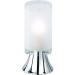 BES LED Led Tafellamp - Tafelverlichting - Trion Tringo - E14 Fitting - Rond - Mat Chroom - Aluminium
