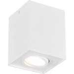 BES LED Led Plafondspot - Trion Bisqy - Gu10 Fitting - 1-lichts - Vierkant - Mat - Aluminium - Wit