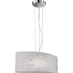 BES LED Led Hanglamp - Hangverlichting - Trion Colmino - E27 Fitting - Rechthoek - Mat Chroom - Aluminium