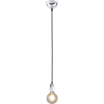 BES LED Led Hanglamp - Hangverlichting - Trion Cardino - E27 Fitting - 1-lichts - Rond - Glans Chroom - Aluminium