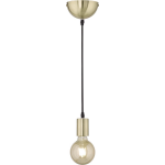 BES LED Led Hanglamp - Hangverlichting - Trion Cardino - E27 Fitting - 1-lichts - Rond - Mat - Aluminium - Goud