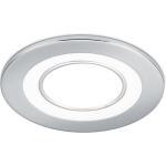 BES LED Led Spot - Inbouwspot - Trion Cynomi - 5w - Warm 3000k - Rond - Mat Chroom - Kunststof - Ø80mm - Wit