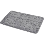 4Goodz Pebbles Zachte Traagschuim Badmat - Douchemat 50x80 Cm - - Grijs