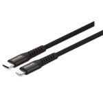 Philips Usb Kabel 3.0 Usb-c Naar Lightning Lengte: 2 Meter Premium Nylon - Zwart