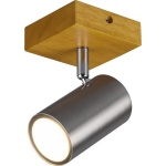 BES LED Led Plafondspot - Trion Milona - Gu10 Fitting - 1-lichts - Rond - Mat Nikkel - Aluminium