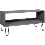 Vidaxl Salontafel New York Range Massief Grenenhout - Gris