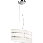 BES LED Led Hanglamp - Hangverlichting - Trion Niki - E27 Fitting - 1-lichts - Rechthoek - Mat Zilver - Aluminium