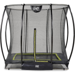 EXIT Toys Silhouette Inground Trampoline 153x214cm Met Veiligheidsnet - - Zwart