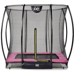 EXIT Toys Silhouette Inground Trampoline 153x214cm Met Veiligheidsnet - - Roze