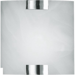 BES LED Led Wandlamp - Wandverlichting - Trion Mata - E14 Fitting - Vierkant - Mat Chroom - Aluminium