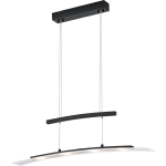 BES LED Led Hanglamp - Trion Somas - 16w - Aanpasbare Kleur - Rechthoek - Mat - Aluminium - Zwart