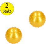 Banzaa Bdo Massagebal 2 Stuks - 10cm - Geel