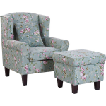 Beliani Hamar Fauteuil Katoen 78 X 77 Cm - Groen