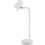 BES LED Led Tafellamp - Tafelverlichting - Trion Milona - Gu10 Fitting - Rond - Mat - Aluminium - Wit