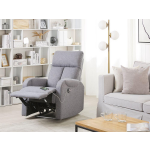 Beliani Somero Fauteuil Polyester 170 X 76 Cm - Gris