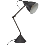 Metalen Bureaulamp - E27 - 25 W - H. 62 Cm - - Zwart