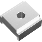 Ergotec Adapterplaat Voor Zijstandaard Aluminium Zilver - Silver