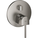 Grohe Plus afbouwdeel v. inbouw douche/badkraan m. 3-weg omstelling brushed hard graphite 24093AL3