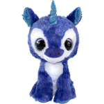 Lumo Stars Knuffeleenhoorn Lumo Unicorn Velvet 15 Cm - Blauw