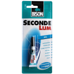 Bison Secondelijm Gel 3gr Tube Blisterkaart