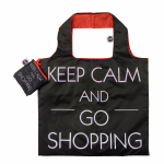 Any Bags Opvouwbare Shopper Keep Calm 48 Cm - Zwart